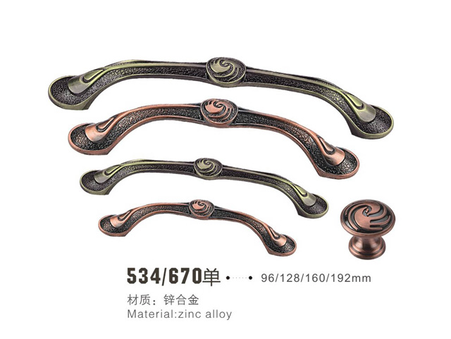 Zinc alloy handle